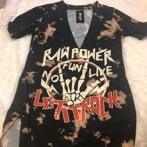 NastyGal do or tie dye T-shirt dress